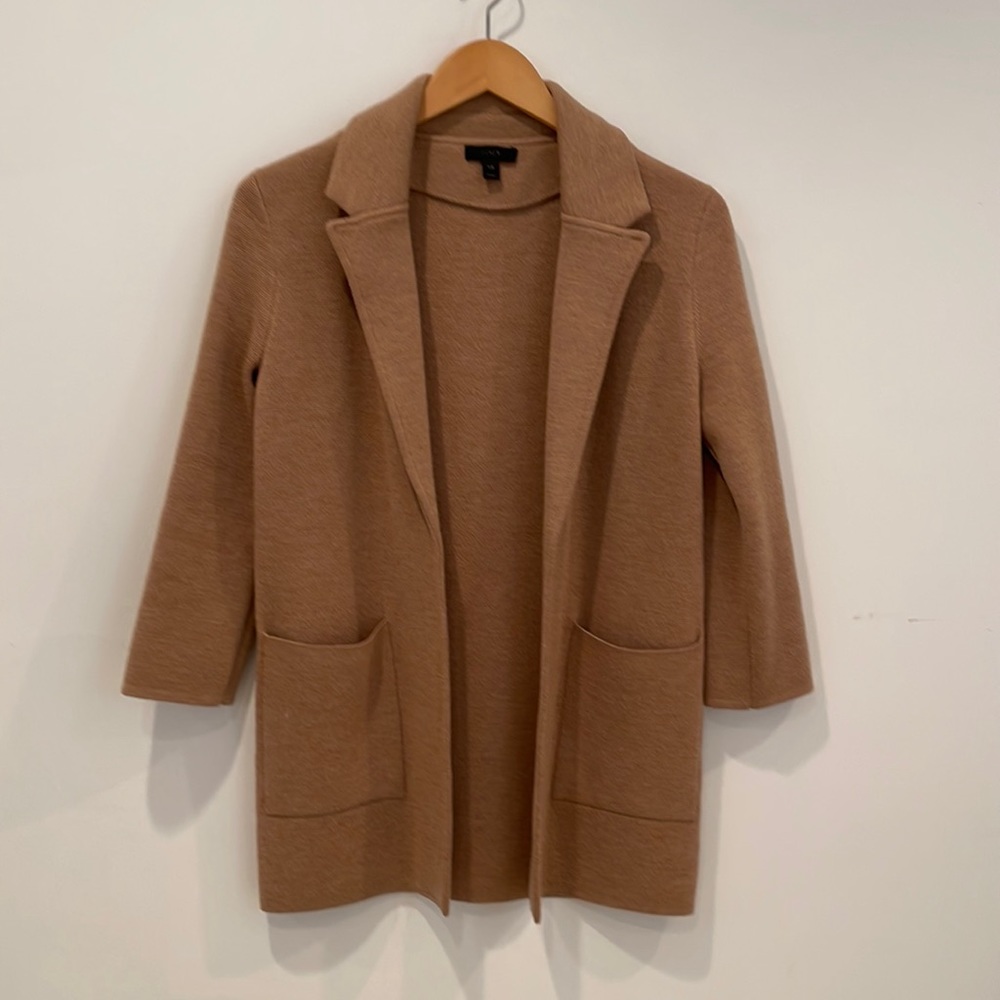 J.Crew wool sweater blazer